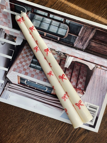 Hand-Painted Ribbon Candlestick