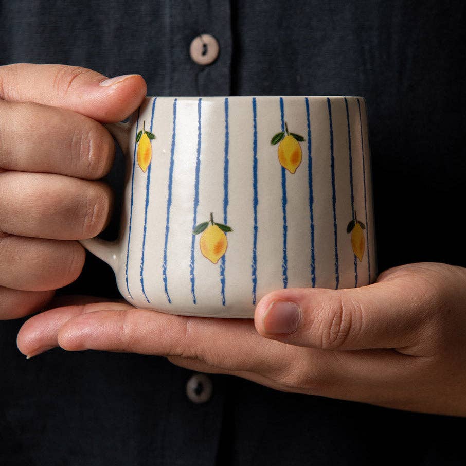 Lemon Stripe Mug