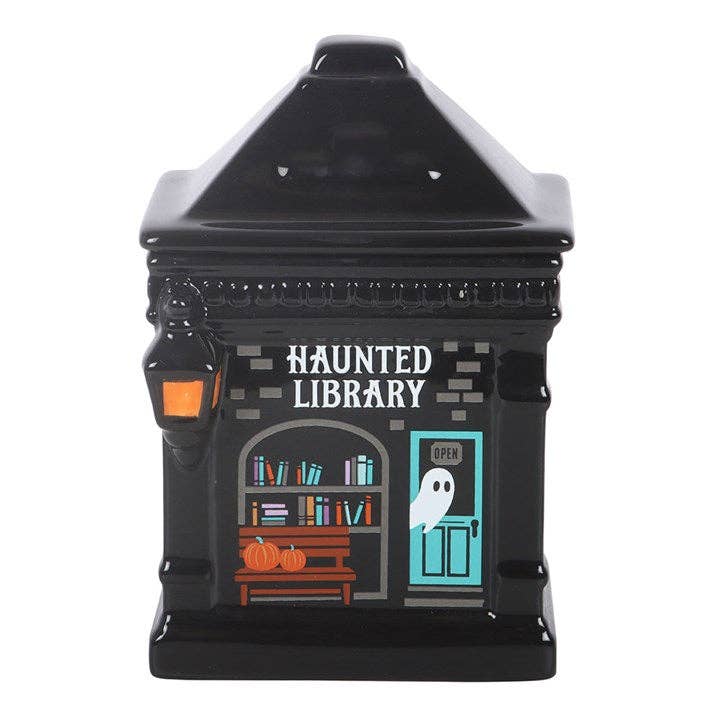 Haunted Library Halloween Oil Burner