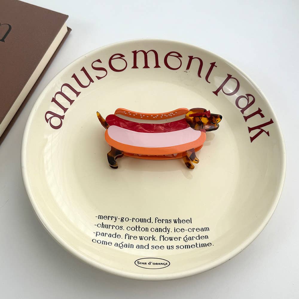 Dachshund Hair Claw Clip