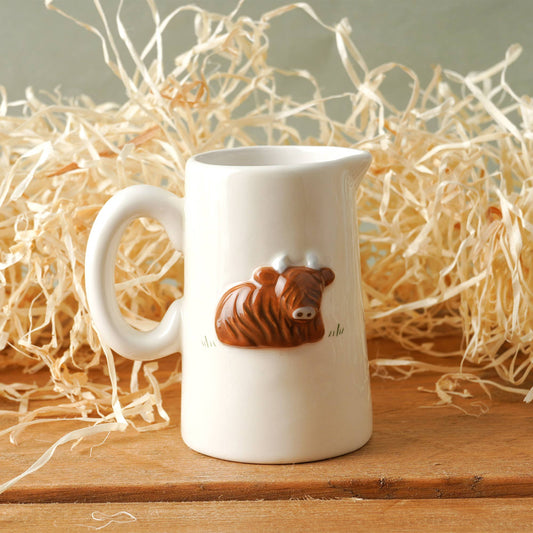 Bramble Farm Highland Cow Milk Pitcher