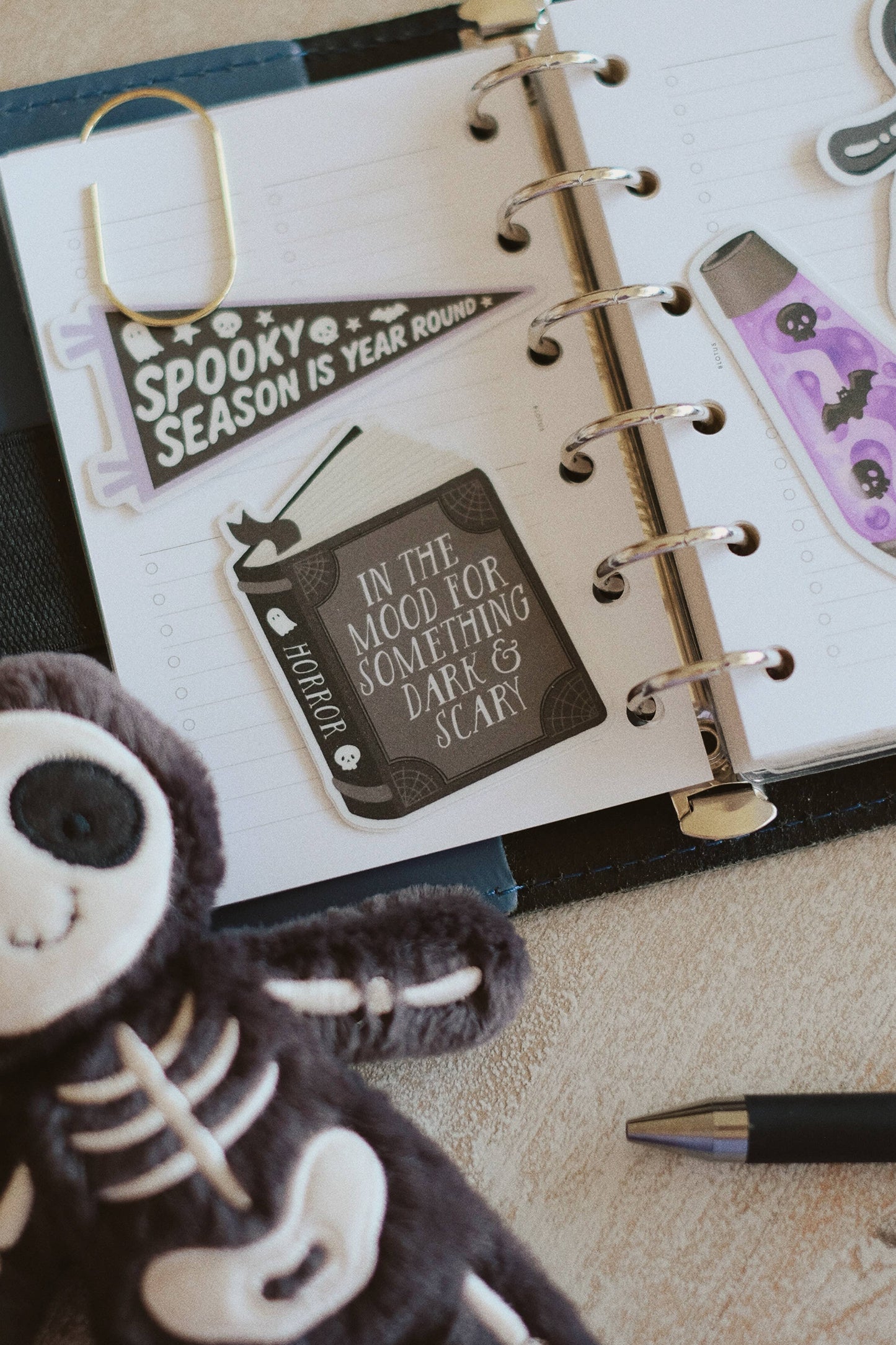 "In The Mood For Dark and Scary" Vinyl Sticker