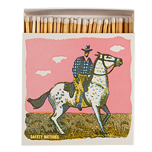 Pink Cowboy Matches | Safety Matches