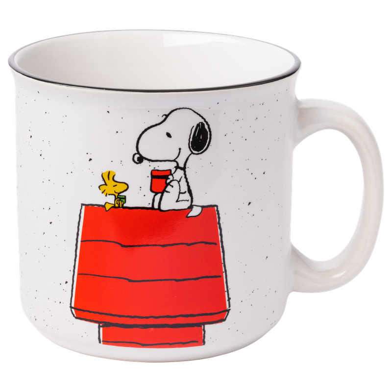 Peanuts Snoopy & Woodstock 20oz Camp Mug
