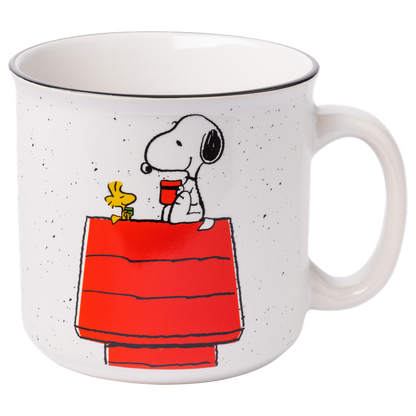 Peanuts Snoopy & Woodstock 20oz Camp Mug