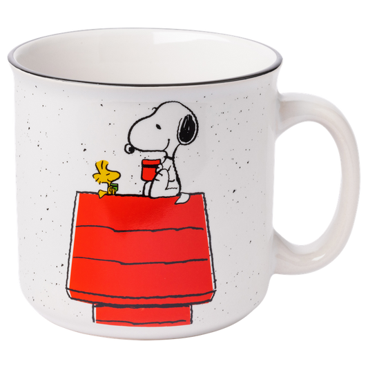 Peanuts Snoopy & Woodstock 20oz Camp Mug