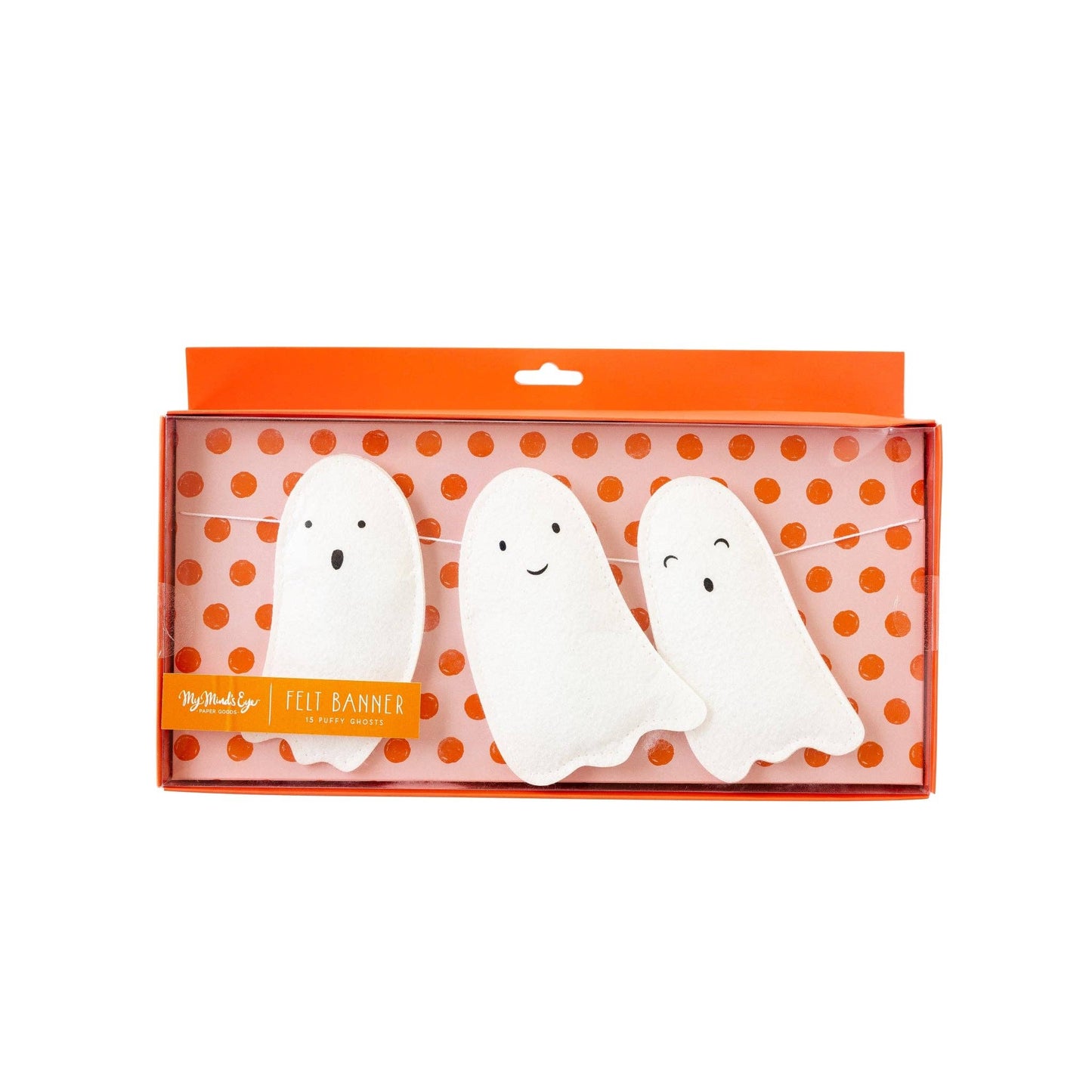 Ghostie Puffy Felt Banner