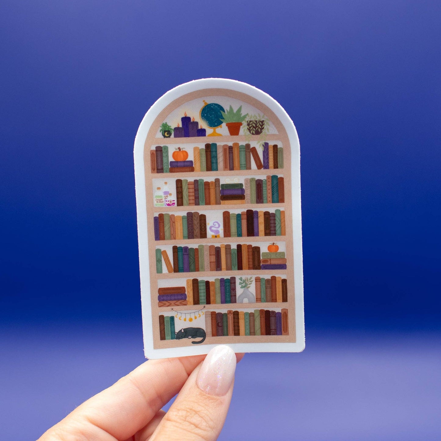 Bookshelf Vinyl Sticker