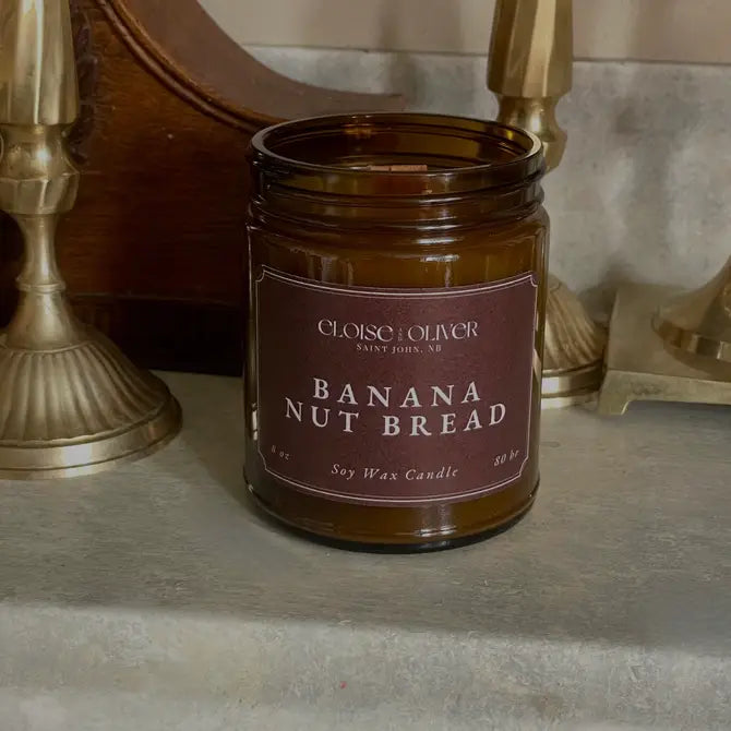 8oz Banana Bread Scented Candle