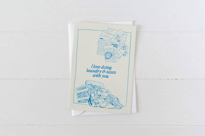 Everything Everywhere All At Once Laundry Love Card