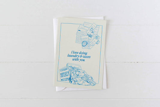 Everything Everywhere All At Once Laundry Love Card