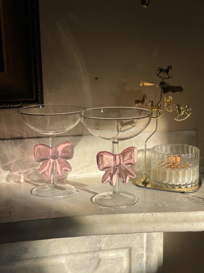 Bow Martini Glass