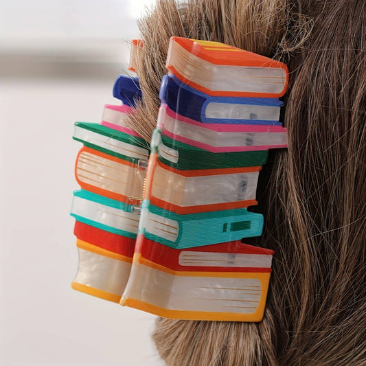 Bookish Hair Claw Clip
