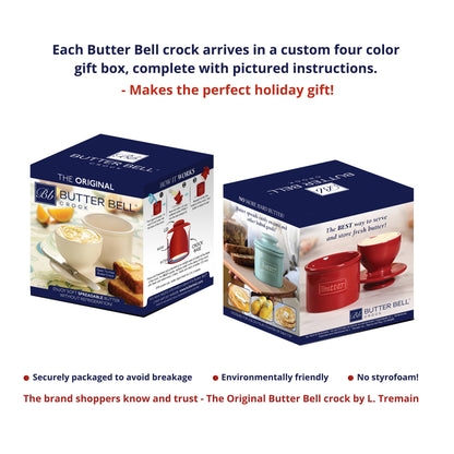 Cafe Matte Beige - The Original Butter Bell® Crock