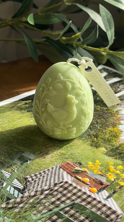 Hen Meadow Egg Candle