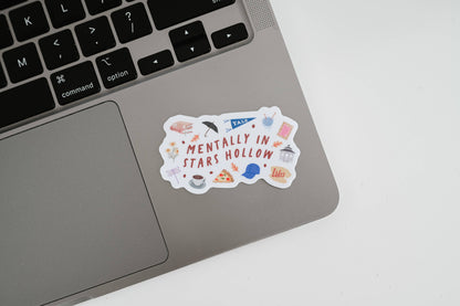 "Mentally in Stars Hollow" Vinyl Sticker