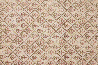 Floral Lattice Terracotta Wrapping Paper