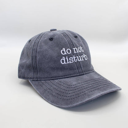 "Do Not Disturb" Embroidered Hat