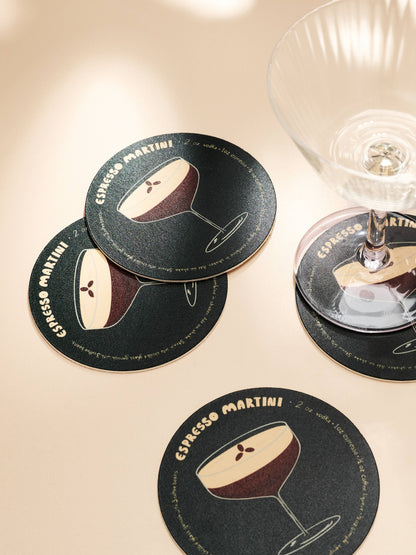 Espresso Martini Recipe Coasters
