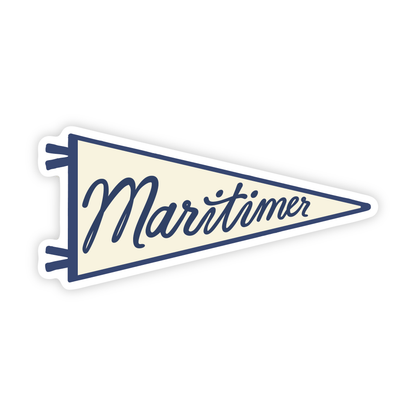 Maritimer Nautical Pennant Vinyl Sticker
