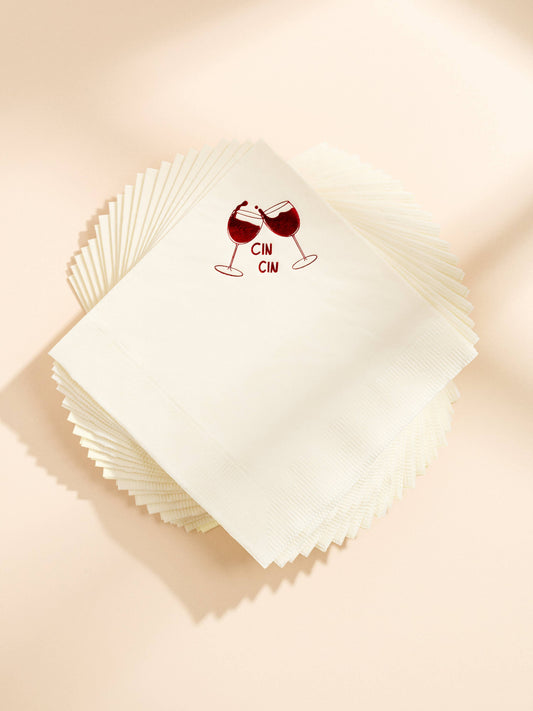 Cin Cin Beverage Napkin