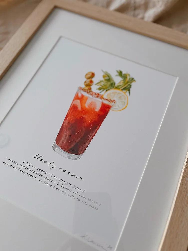 Bloody Ceasar Art Print (8x10)