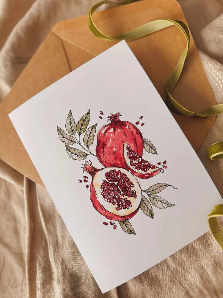 Pomegranate Art Print (5x7)