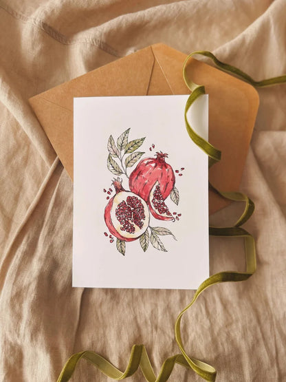 Pomegranate Art Print (5x7)