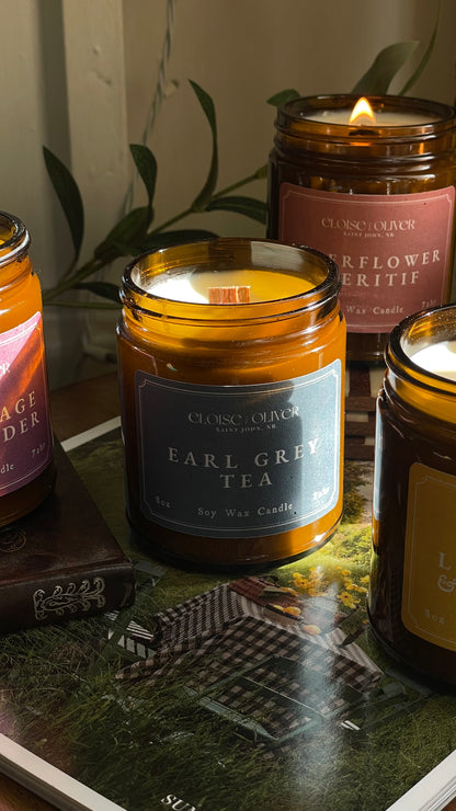 8oz Earl Grey Tea Scented Candle