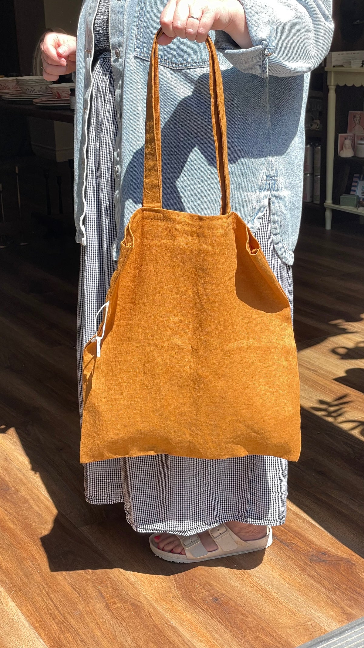 Linen Tote Bags by Spence and Co.