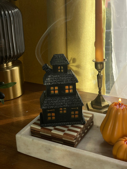 Haunted House Incense Burner