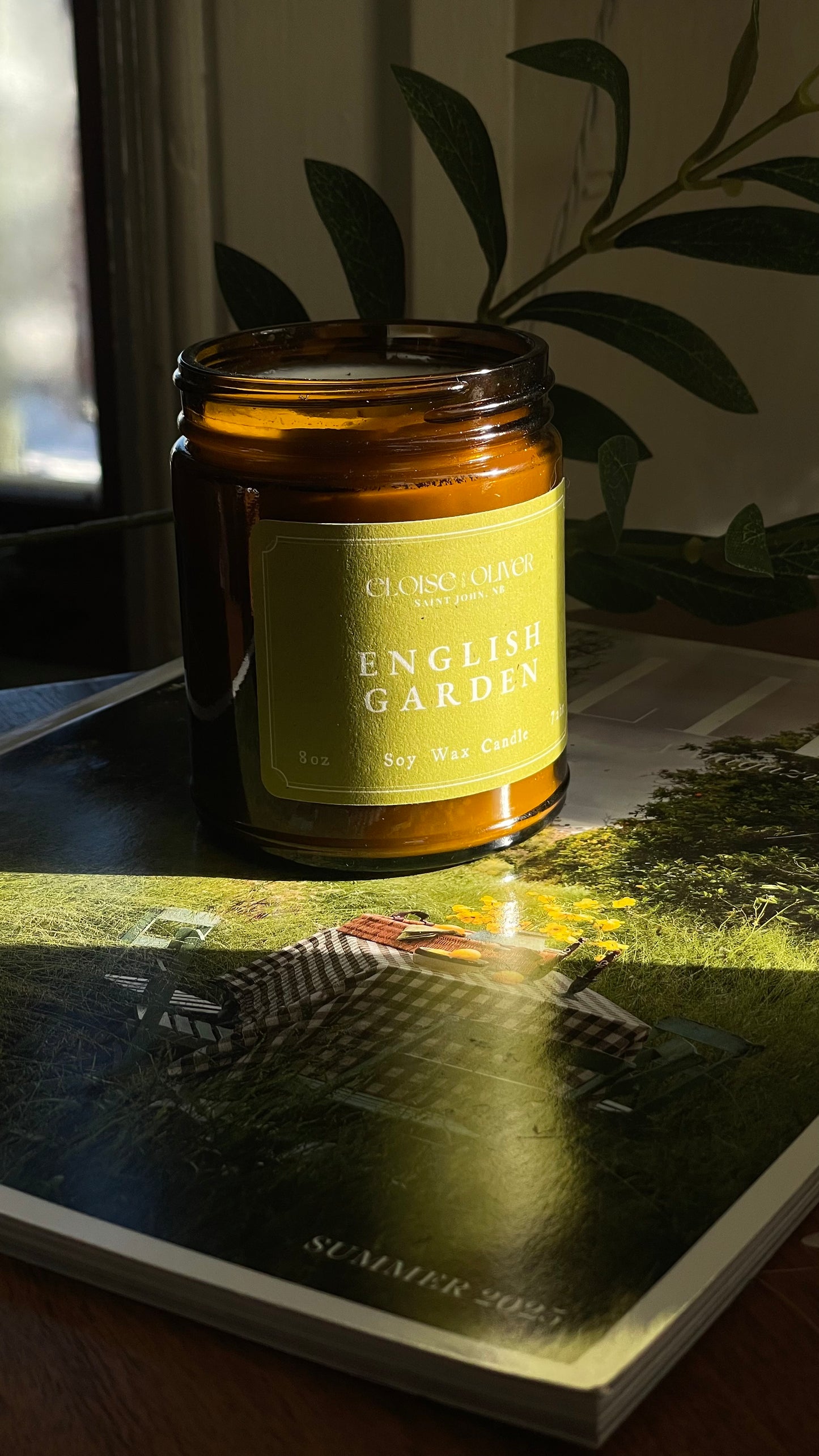 8oz English Garden Scented Candle