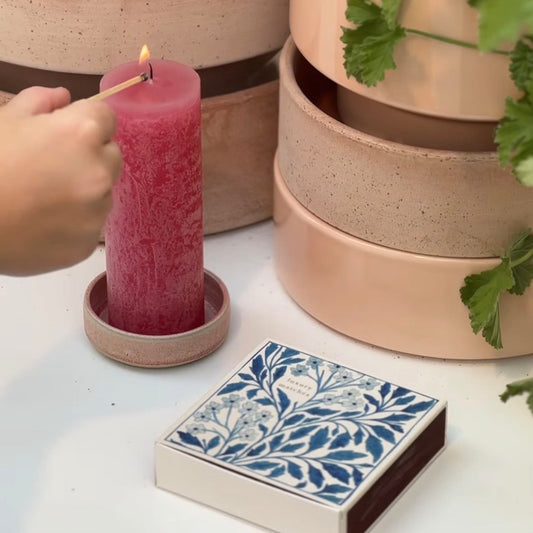 Blue Floral  | Safety Matches