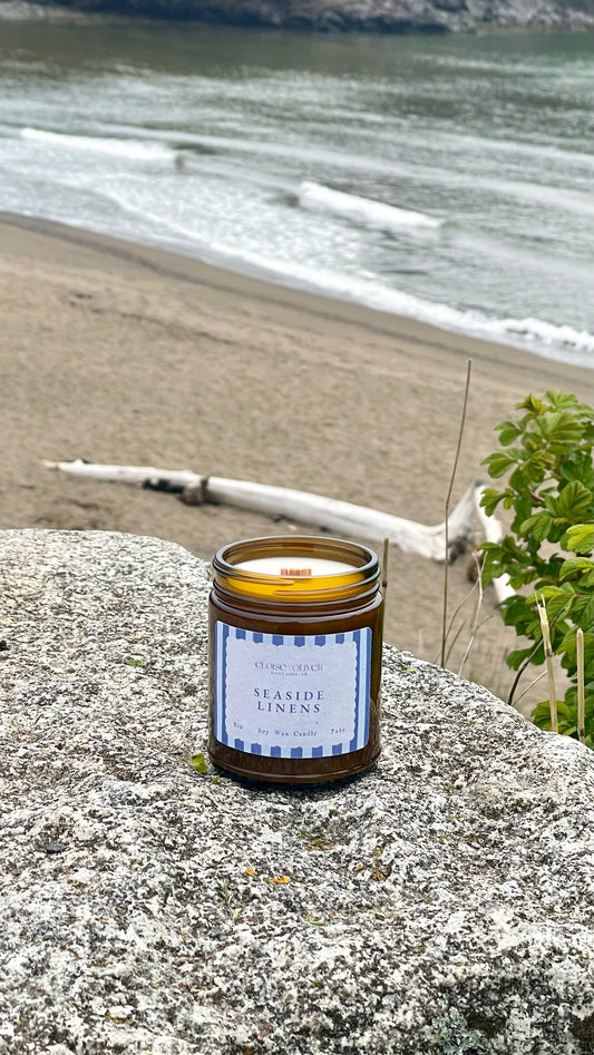 8oz Seaside Linens Candle