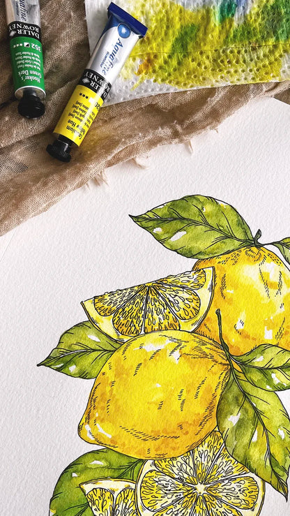 Lemons Art Print (5x7)