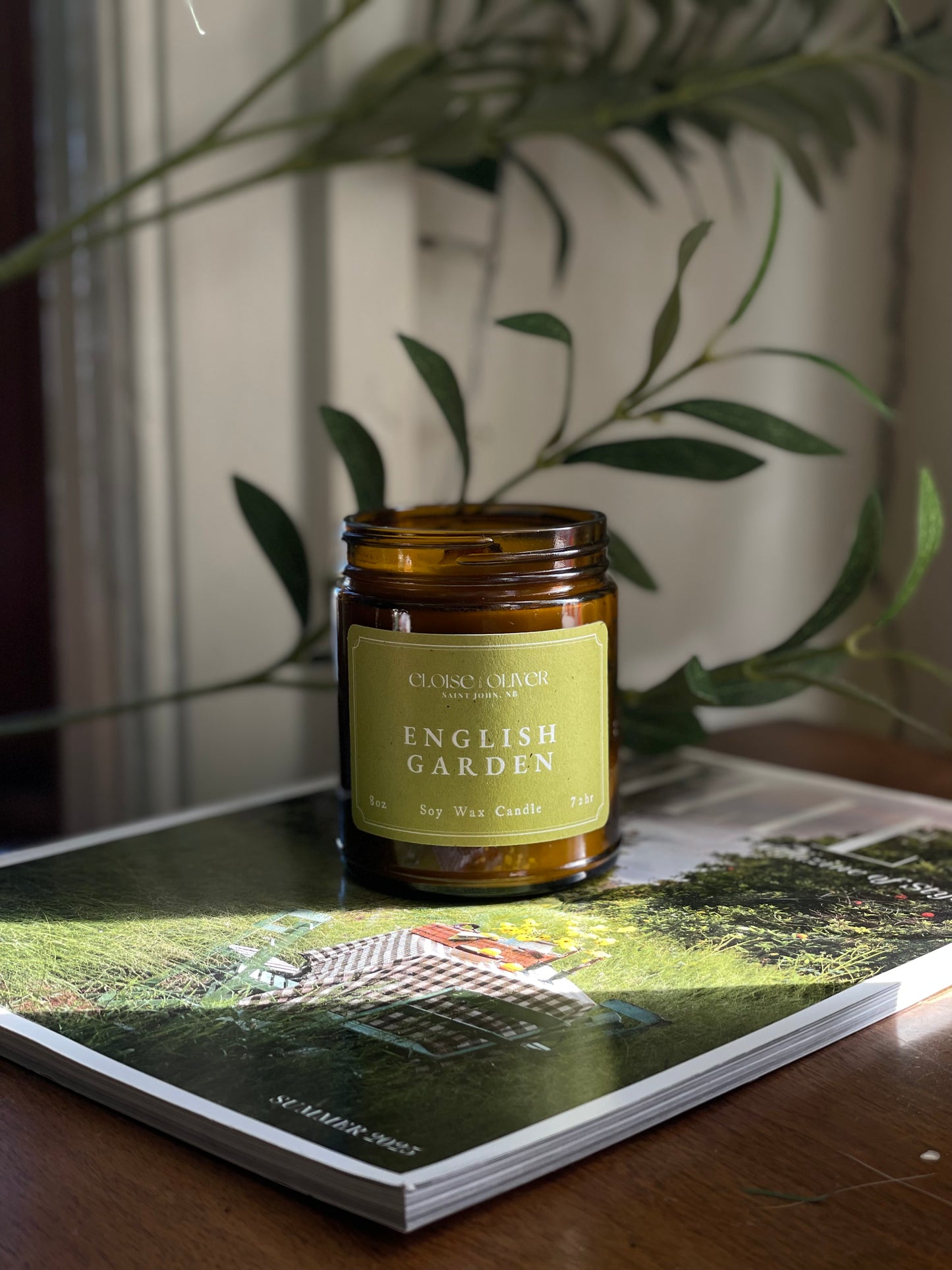 8oz English Garden Scented Candle