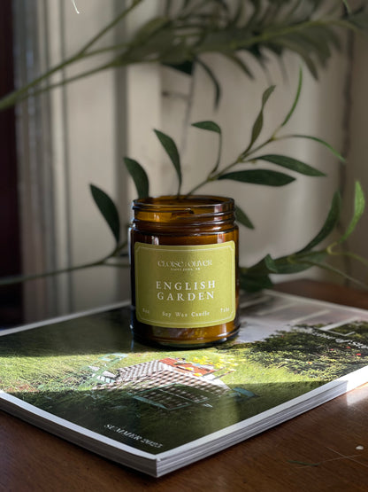 8oz English Garden Scented Candle