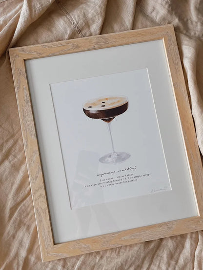 Espresso Martini Art Print (8x10)