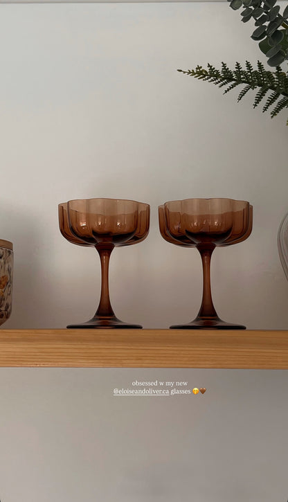 Petal Martini Glass