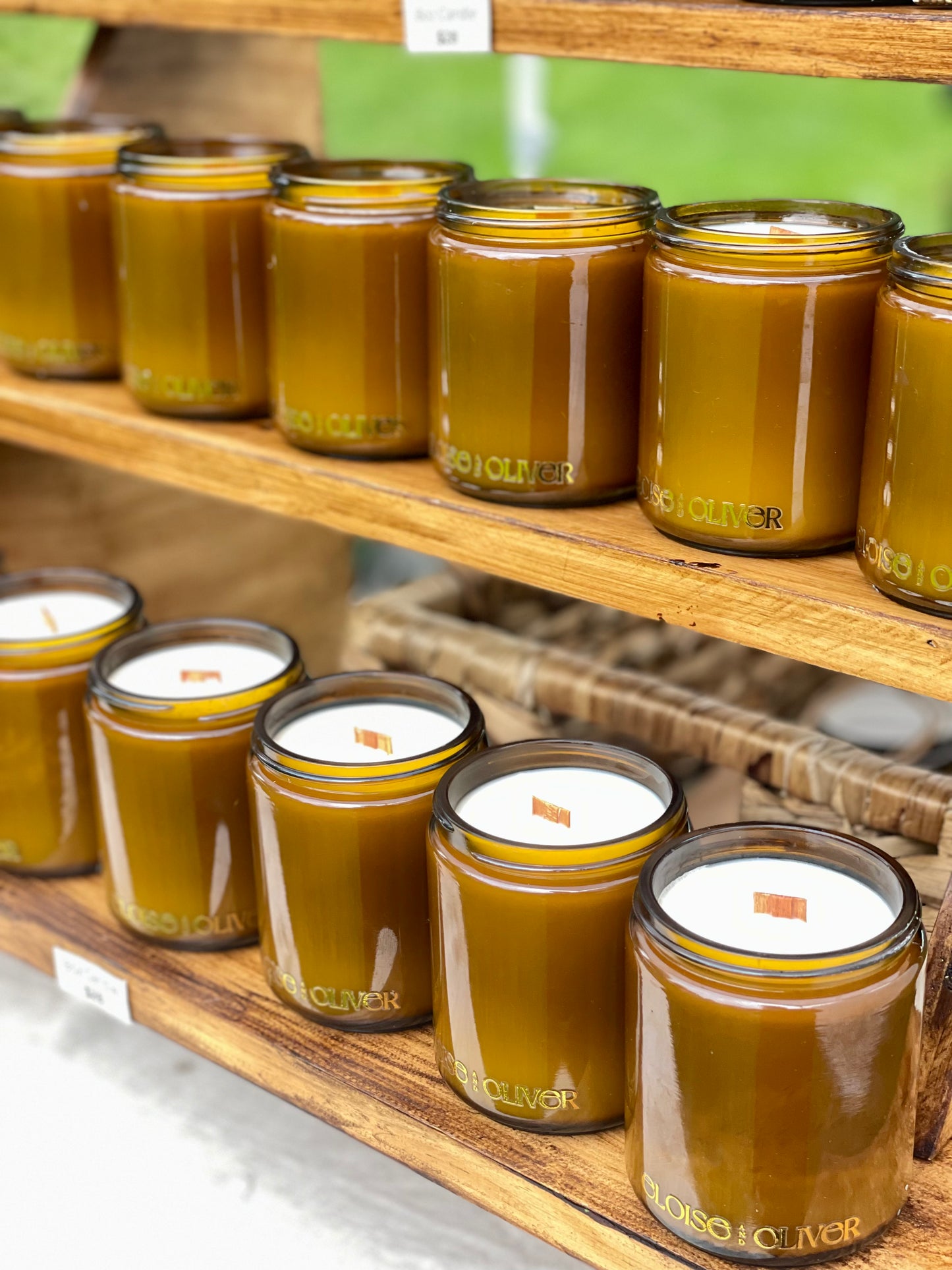 8oz Classic Amber Candle SALE