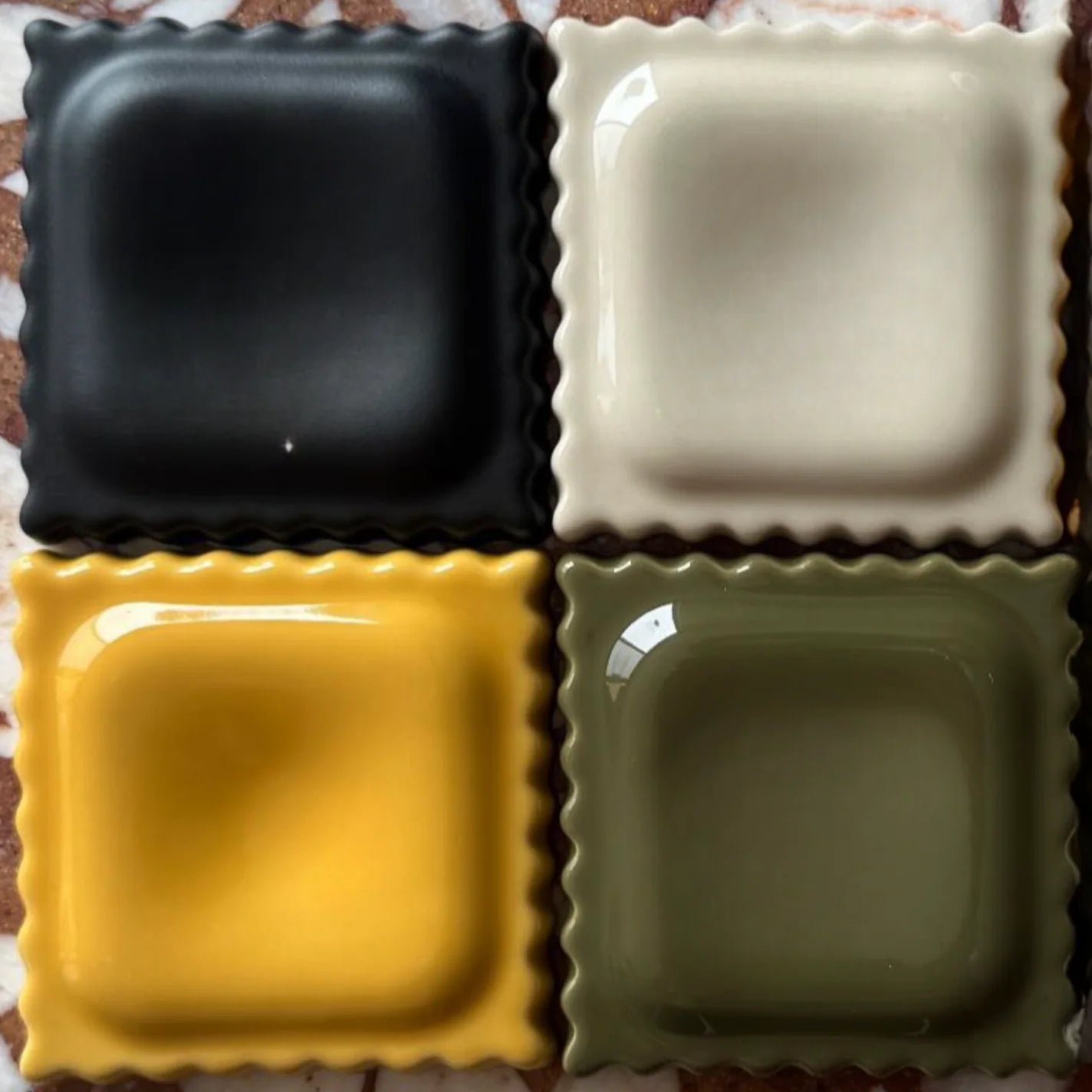 Ravioli Spoon Rest | Solid Colours