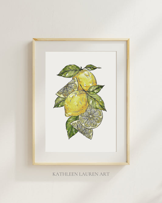 Lemons Art Print (5x7)