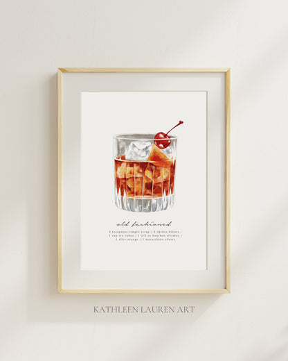 Old Fashioned Art Print (8x10)