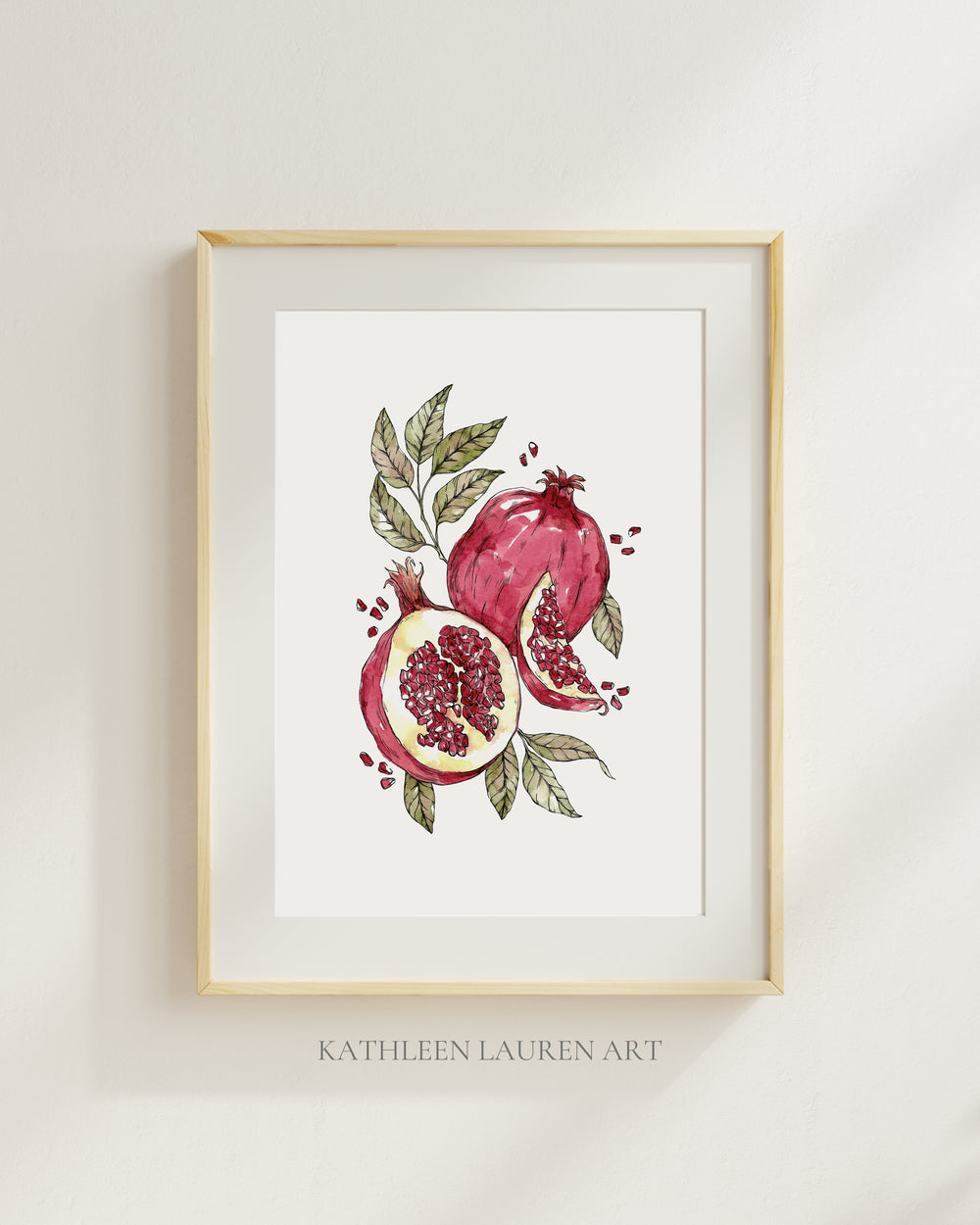 Pomegranate Art Print (5x7)