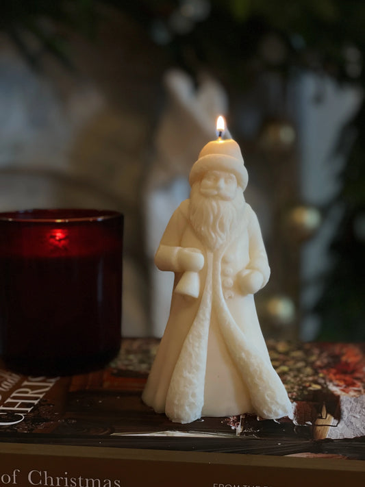 Victorian Santa Candle