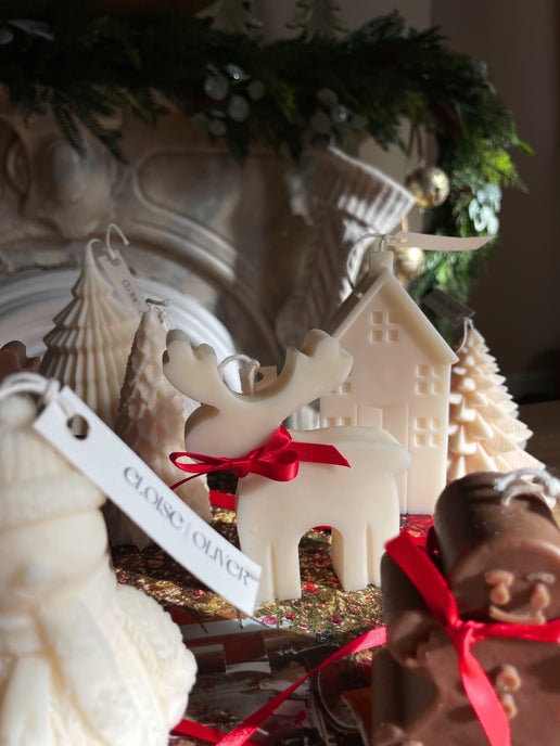 Reindeer Candle