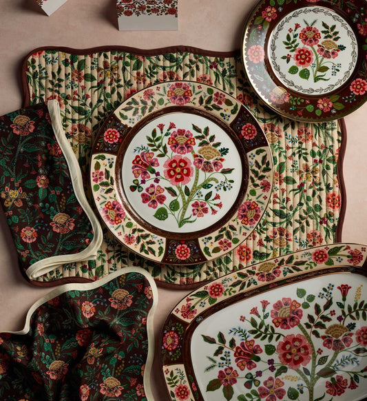 Gracie Quilted Cotton Placemats, Set of 4