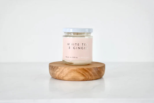 White Tea and Ginger 8oz Soy Candle