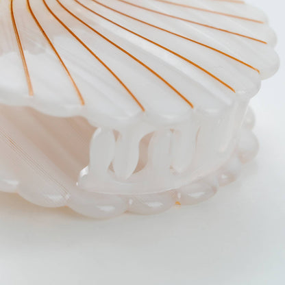 Opal Pearl Seashell Claw Clip - Medium