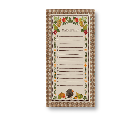 Harvest Gingham Market Pad